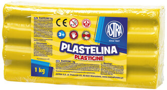 Plastelina żółta 1 kg 303111002, Astra
