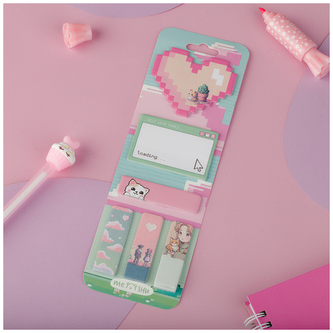 Zestaw karteczek samoprzylepnych i zakładek indeksujących "Pixel, Meshu