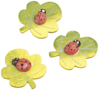 Elementy drewniane, Listki z biedronką 21-80024 44, Knorr Prandell