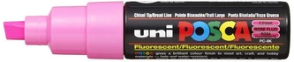 Marker pigmentowy Posca PC-8K fluorescencyjny różowy, Uni