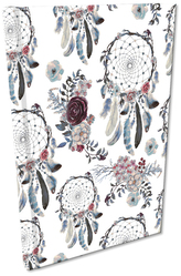 Notes A5 Soft Touch w kratkę Boho Łapacz Snów, Bee-Bee