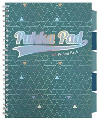Kołonotes Project Book Glee A4 kratka zielony, Pukka Pad