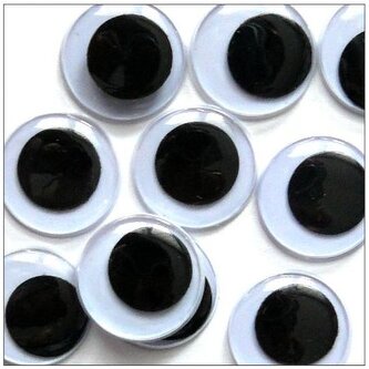 Oczy okrągłe 20mm 25szt Dekor-Art