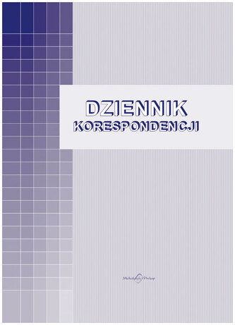 Druk Dziennik korespondencji A4 96k. op. tw. 701-A, MiP