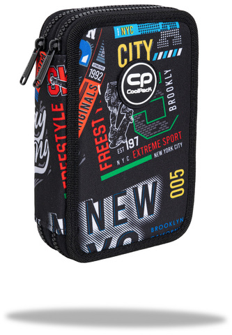 Piórnik podwójny z wyposażeniem Jumper 2 Big City CoolPack, Patio