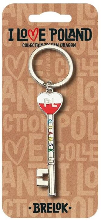Brelok I Love Poland kolekcja A różne wzory, Pan Dragon