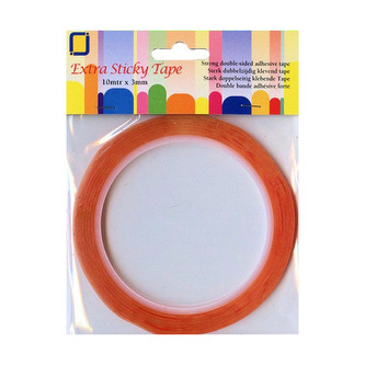 Taśma dwustronna 3 mm x 10m cienka, Jeje