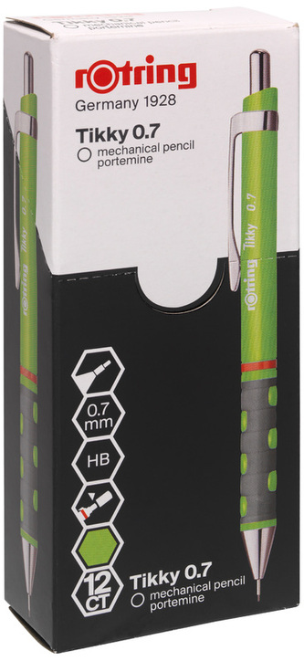 Ołówek automatyczny Tikky 0.7mm neon zielony 2007216,  Rotring
