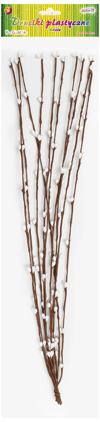 Druciki plastyczne bazie 40cm op.10szt DPW-0080, Aliga