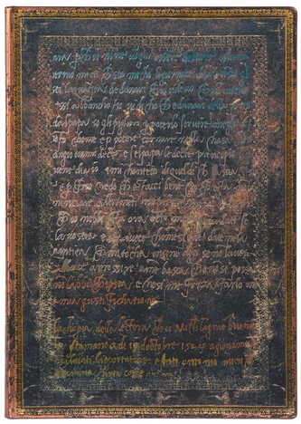 Notes Michelangelo, Handwriting Ultra Lined Midi gładki, Paperblanks