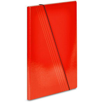 Teczka z gumką A4 1A czerw.VauPe