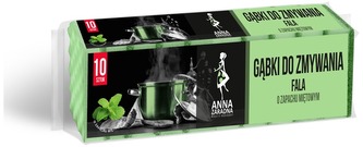 Gąbki do zmywania Fala o zapachu miętowym op. 10 szt.  Anna Zaradna, Stella