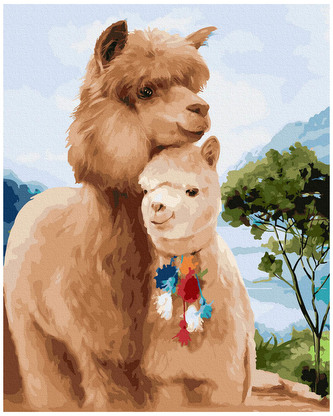 Numeromalowanie Classic 40x50 Alpaki PC4050879, iPicasso