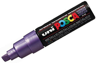Marker pigmentowy Posca PC-8K metallic fioletowy (Metal Violet), Uni