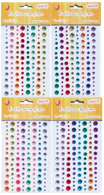 Dżety kryształki samoprzylepne JET-5248, Aliga