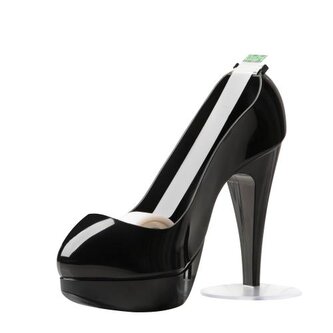 Podajnik taśmy w kszałcie buta czarna szpilka + taśma Magic™ 19mm x 8.9m czarny, Scotch® 3M Podajnik taśmy w kszałcie buta czarna szpilka + taśma Magic™ 19mm x 8.9m czarny, Scotch® 3M