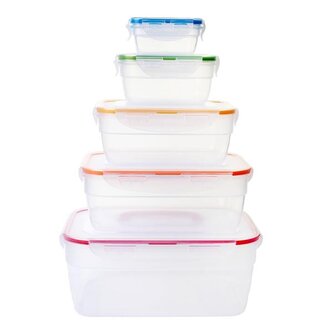 SADA DÓZ NA POTRAVINY LOCK 5KS OBDÉLNÍK