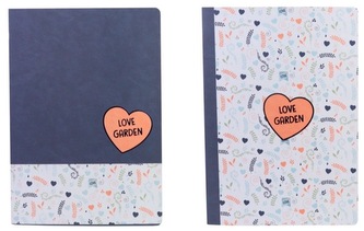 Zeszyt A5 48 kartek 90g w kratkę Love Garden, Ancor