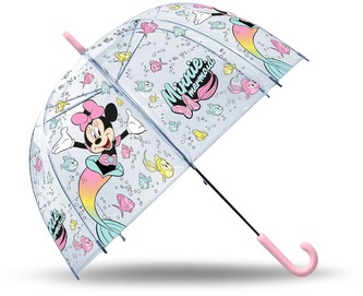 Parasolka przezroczysta , automatyczna 19", poliester Minnie, Kids