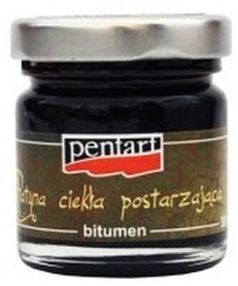 Patyna postarzająca Bitumen płynna 30ml, Pentart