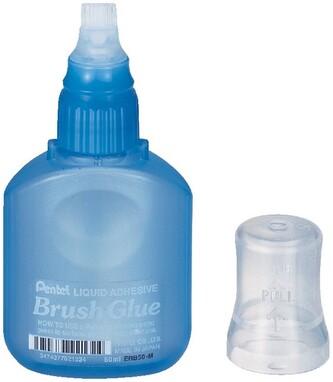 Klej w płynie z dozownikiem pędzelkowym 50ml ERB50, Pentel