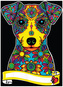Kolorowanka welwetowa A4 Jack Russell Terrier, Colorvelvet
