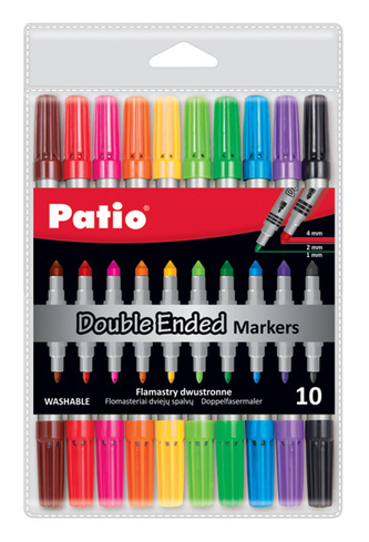 Pisaki 2-stronne 10-kol., Patio