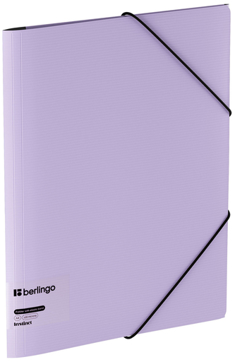 Teczka z gumką Instinct A4, fioletowa, Berlingo
