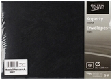 Koperta C5 Pearl czarny K., 150g/m2, 10szt., Galeria Papieru