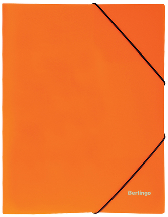 Teczka z gumką Neon, A4, neon pomarańczowy , Berlingo