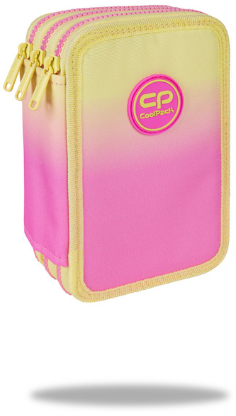 Piórnik potrójny z wyposażeniem Jumper 3 Gradient Peach CoolPack, Patio