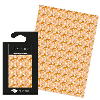 Papier do decoupage teksturowany 40 x 60 cm na blistrze TD 819, Decopatch