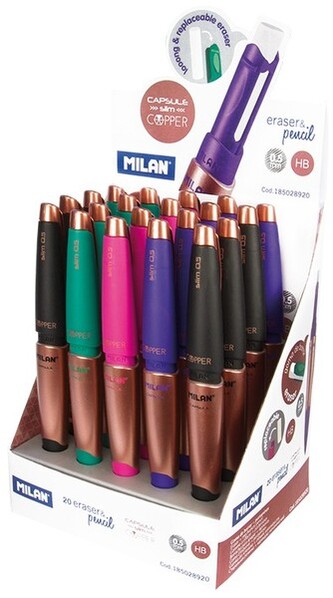 Ołówek automatyczny Capsule Slim Copper 0,5 HB, Milan