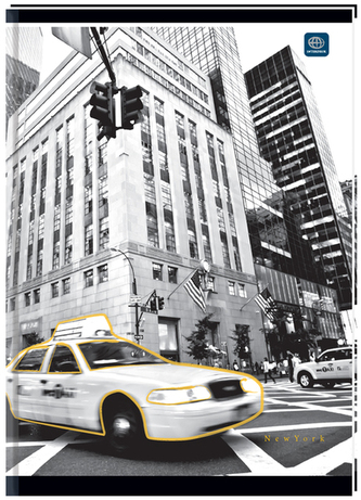 Brulion B5 160 k. kratka oprawa półtwarda, Interdruk