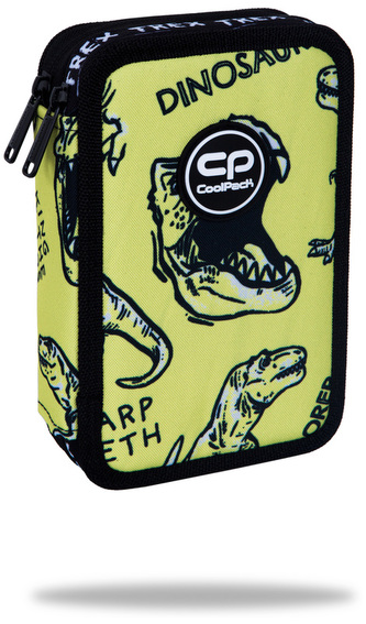 Piórnik podwójny z wyposażeniem Jumper 2 Dino Adventure CoolPack, Patio