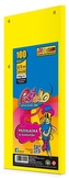 Przekładki 1/3 A4 100k zółte, Pastello