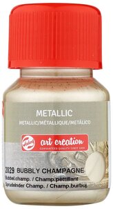 Farba akrylowa metaliczna 30ml Bubbly Champagne 2029, Talens
