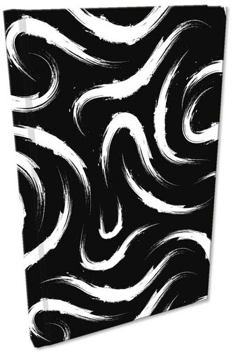 Notes A5 Soft Touch w kratkę Maziaje czarne, Bee-Bee