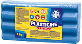 Plastelina niebieska  1 kg 303111012, Astra