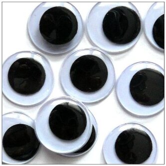 Oczka ruchome samoprzylepne, okrągłe, 20mm (20 szt/opak), D-A-S