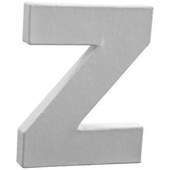 Litera 3D "Z" mała 12 cm AC278 AC755C, Decopatch
