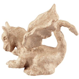 Smok mały z masy papierowej 12 x 6 x 10 cm AP135, Decopatch