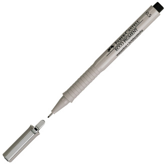 Cienkopis kreślarski 0.5mm czarny Ecco Pigment, Faber Castell