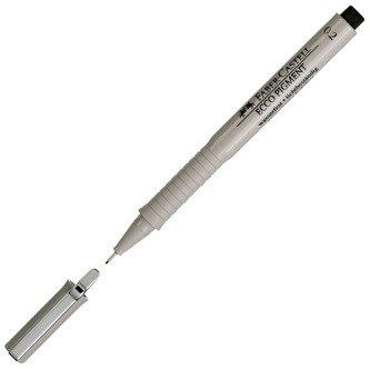 Cienkopis kreślarski 0,2mm czarny Ecco Pigment, Faber Castell