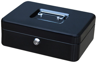 Kasetka metalowa 152x115x80mm K-150BK czarna S, Titanum