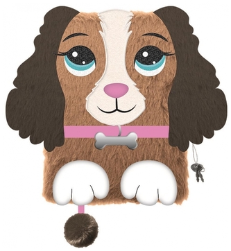 Pamiętnik z kłódką 3D włochacz A5 96k My Little Friend Cavalier, St.Majewski