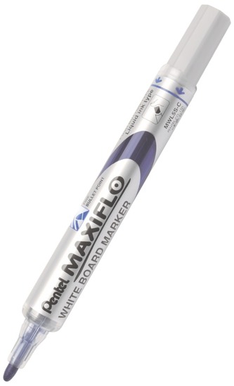 Marker suchościeralny MWL5S nieb., Pentel