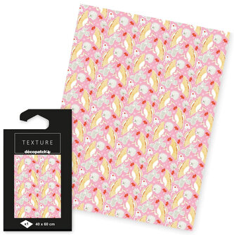 Papier do decoupage teksturowany 40 x 60 cm na blistrze TD 820, Decopatch