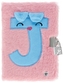 Pamiętnik pluszowy świecący zamykany 112x163 pink "J", Starpak