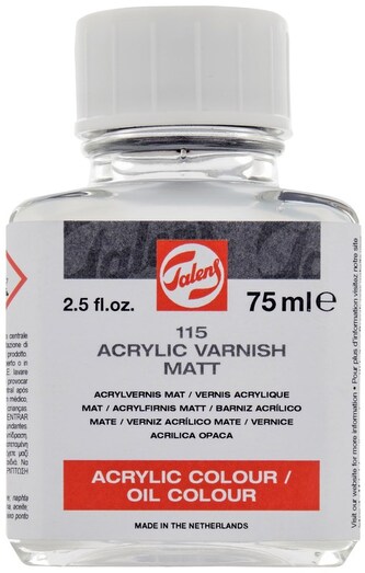 Werniks akrylowy matowy 115 75 ml. 24285115, Talens